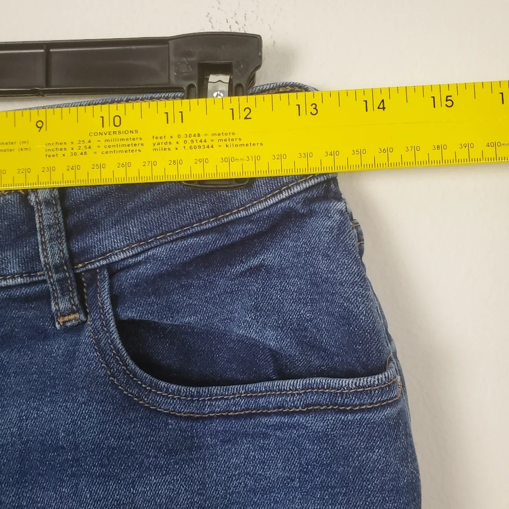 Warp + Weft CDG Paris High Rise Straight Jeans Size 6/28 - Picture 5 of 13